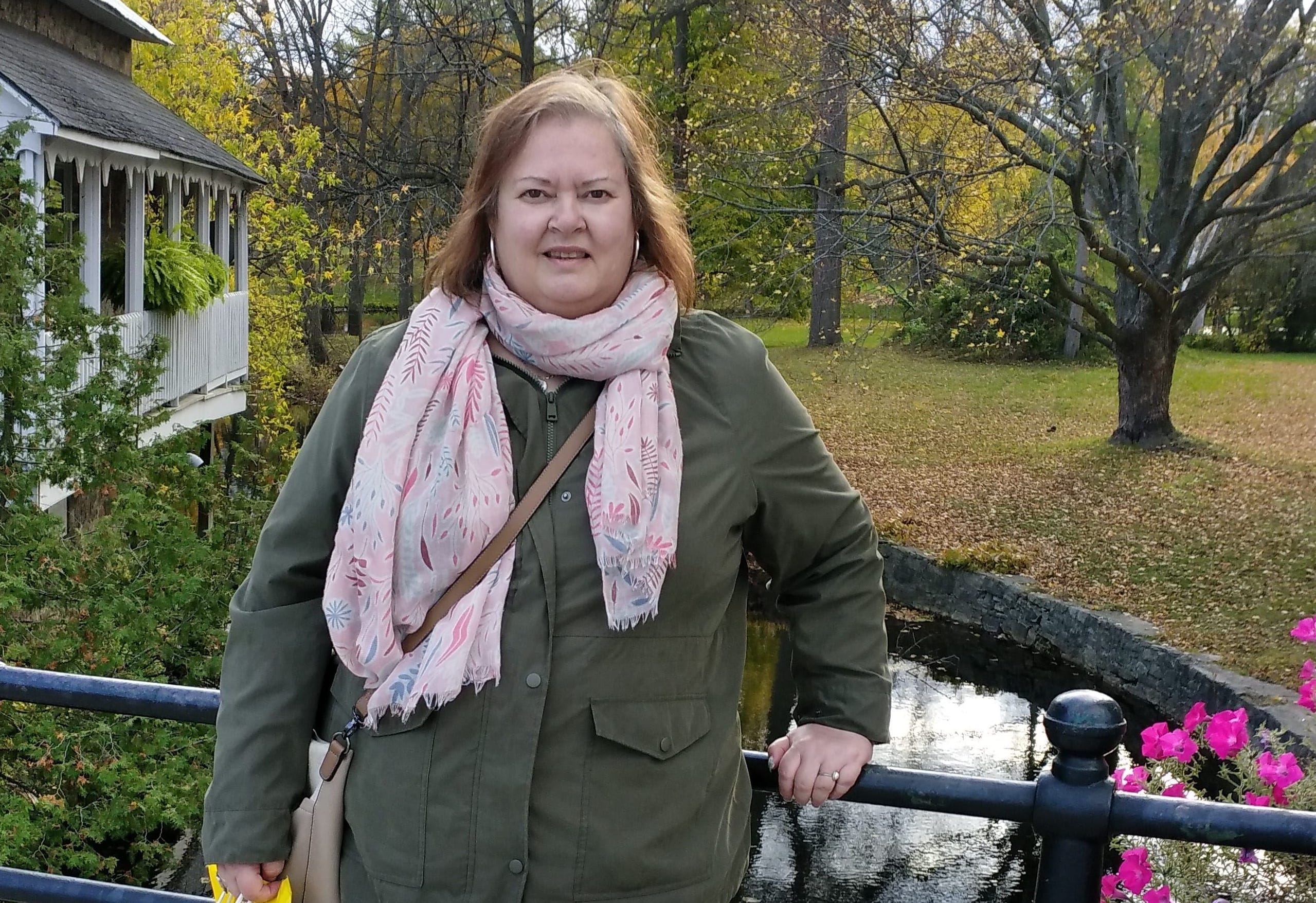 Image of Marina on bridge